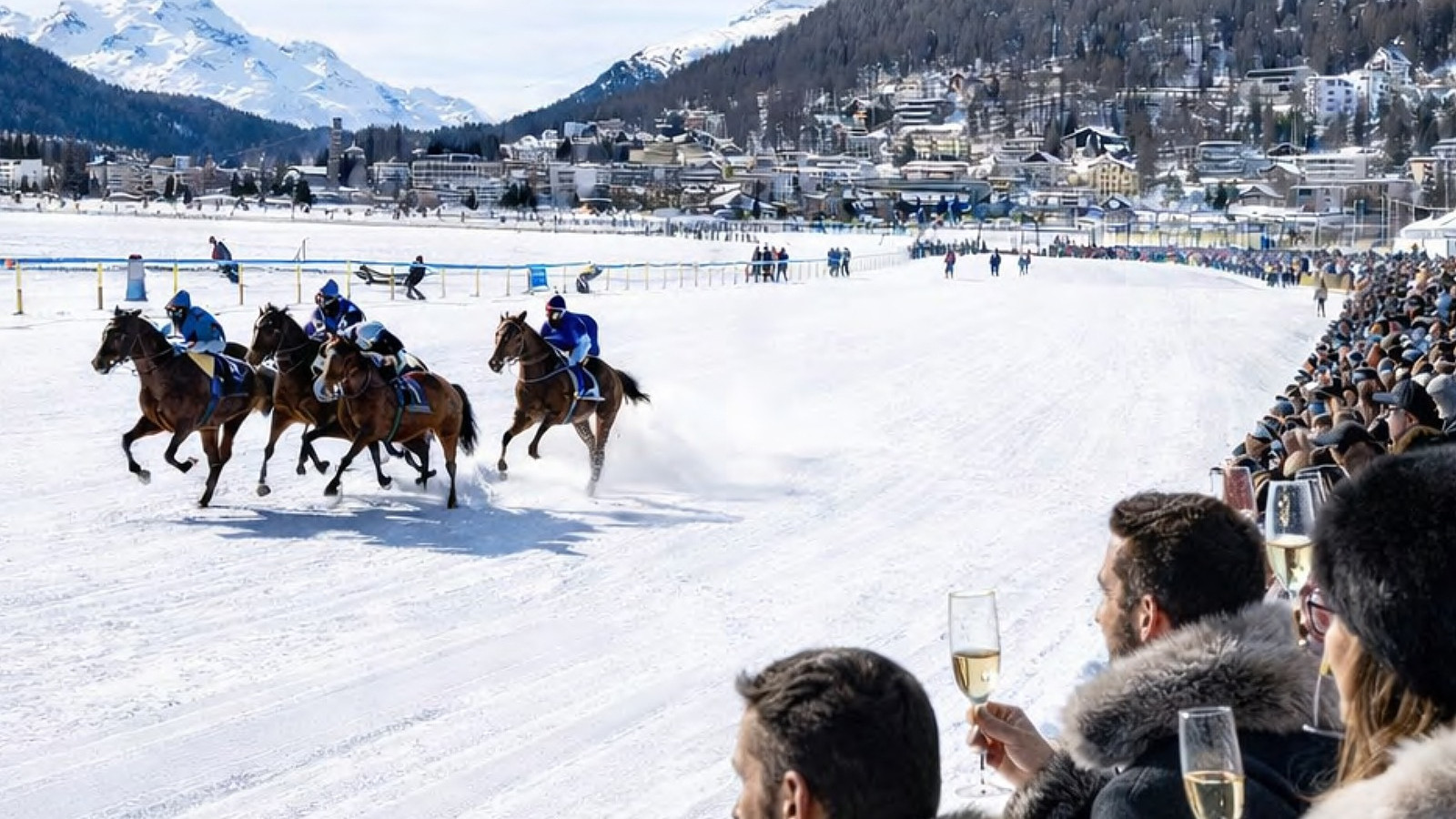 Mit Meros in St. Moritz
