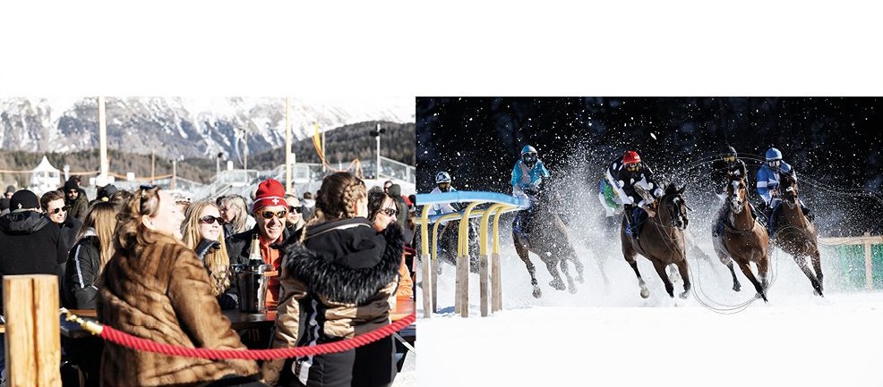 Mit Meros in St. Moritz